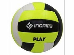 59812 []Мяч волейбольный INGAME Play черно-бело-зеленый