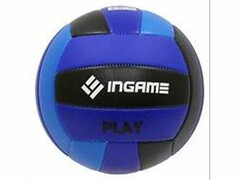 59813 []Мяч волейбольный INGAME Play черно-сине-голубой