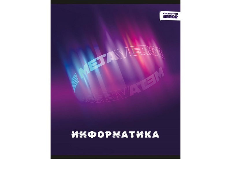 Тетрадь КЛЕТКА 48л «ИНФОРМАТИКА. ERROR» (цвет. мелов. обл.)