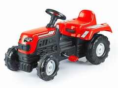 Трактор педальный DOLU Ranchero с клаксоном красный 8145