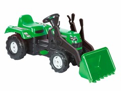 60397 [8147]Трактор педальный DOLU Ranchero с ковшом и клаксоном зеленый 8147