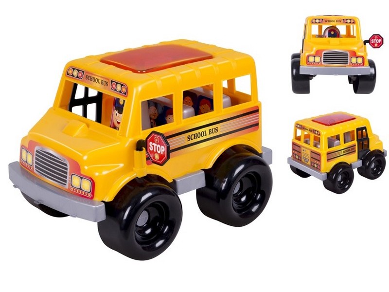 Автобус школьный 33 см в сетке D1