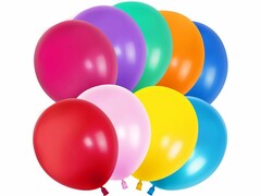 60468 [512-10SA1]Набор воздушных шаров ассорти, пастель 10'' 100 шт