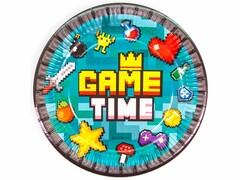 60527 [77319]Набор тарелок «Game Time. Пиксели» 18 см 6 шт
