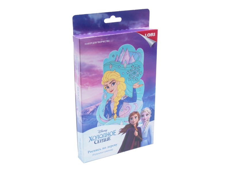 Купить оптом Роспись по дереву. Игрушка-сувенир «Disney. Эльза» 13*20*2 см в кор. в Луганске