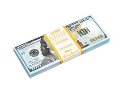 61124 [9-50-0005]Деньги шуточные «100 Долларов» 16*6 см 98 шт