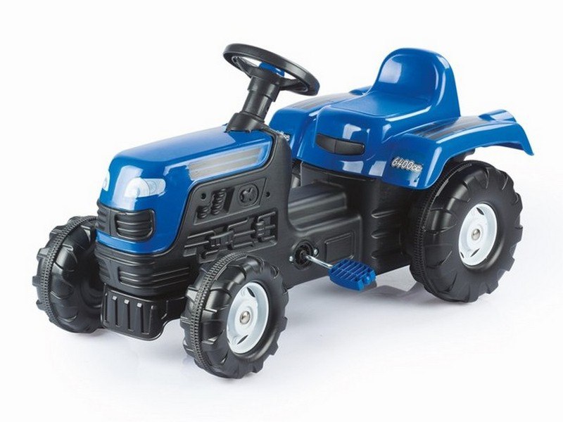 Трактор педальный DOLU Ranchero с клаксоном синий 8045