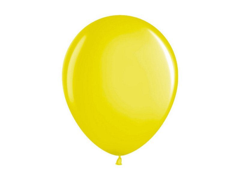 Набор воздушных шаров желтый, металлик 5'' 100 шт