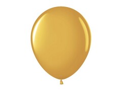61981 [711035]Набор воздушных шаров золото, металлик 10'' 100 шт