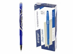 62464 [AL8773]Ручка гелевая со стираемыми чернилами «Alingar» цветной корпус 0,5 мм СИНЯЯ (12шт/уп)