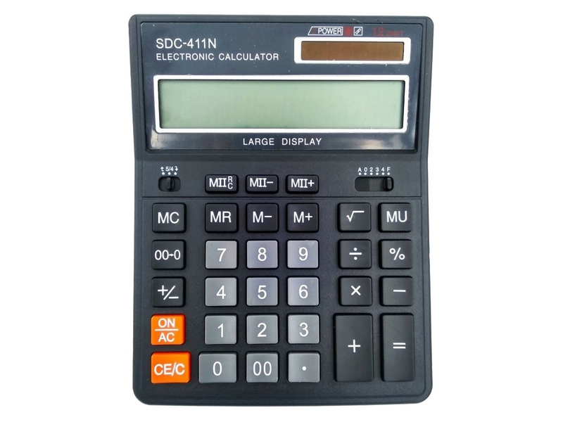 Калькулятор настольный 12-разрядный 20*15 см SDC-411N