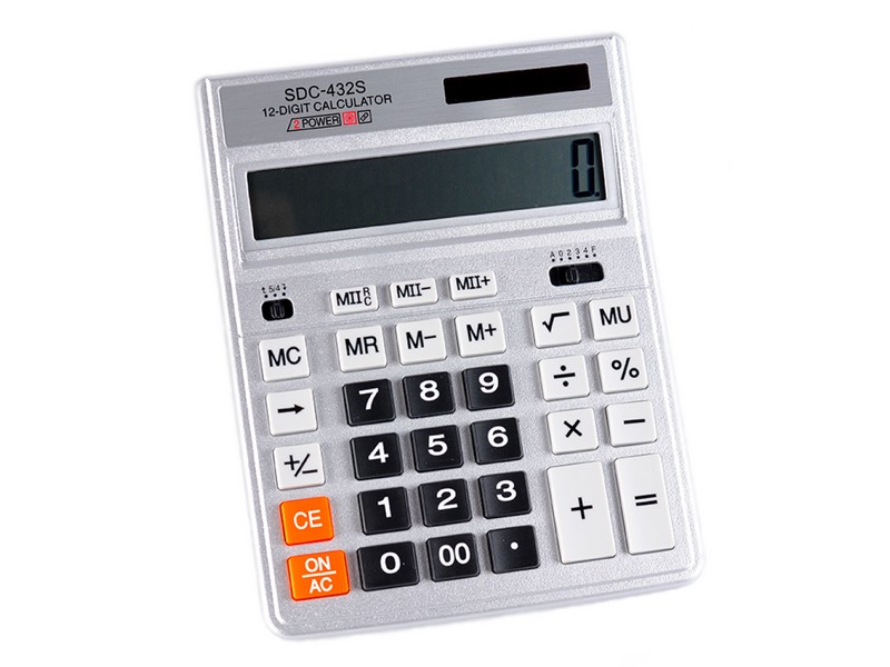 Калькулятор настольный 12-разрядный 20*15 см SDC-432S