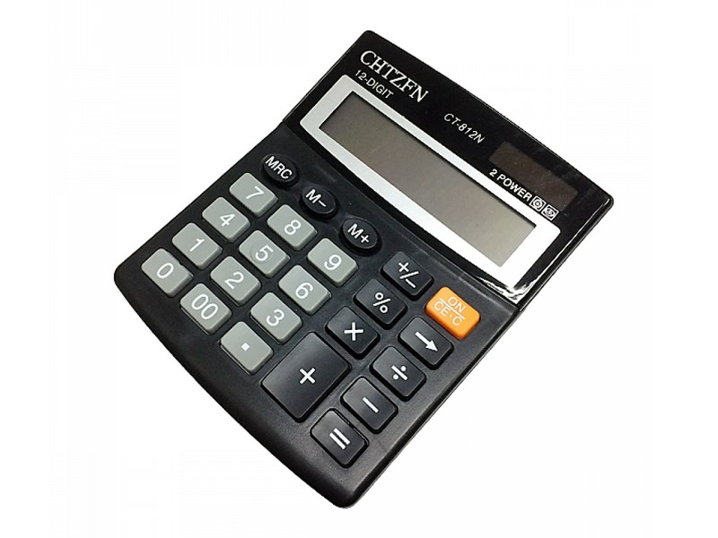 Калькулятор настольный 12-разрядный 12*10 см CT-812N