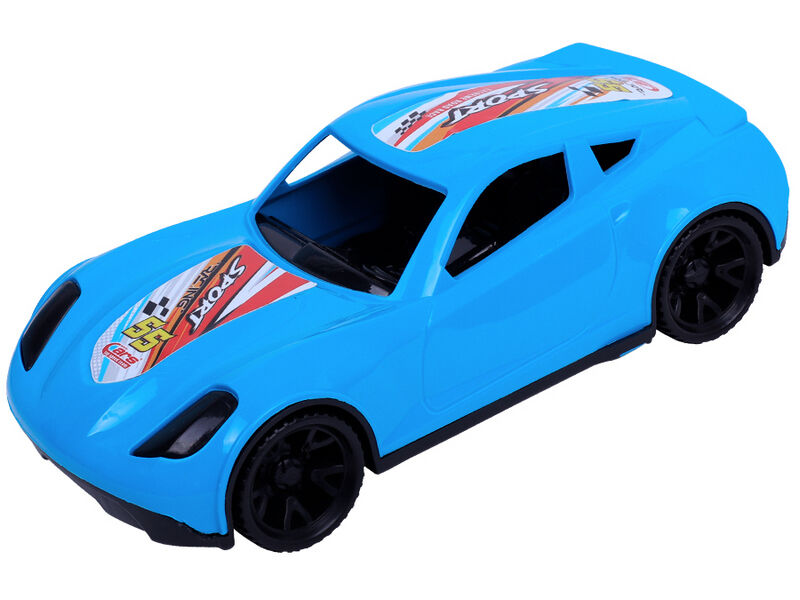 Машина Turbo "V" голубая 18,5 см И-5848
