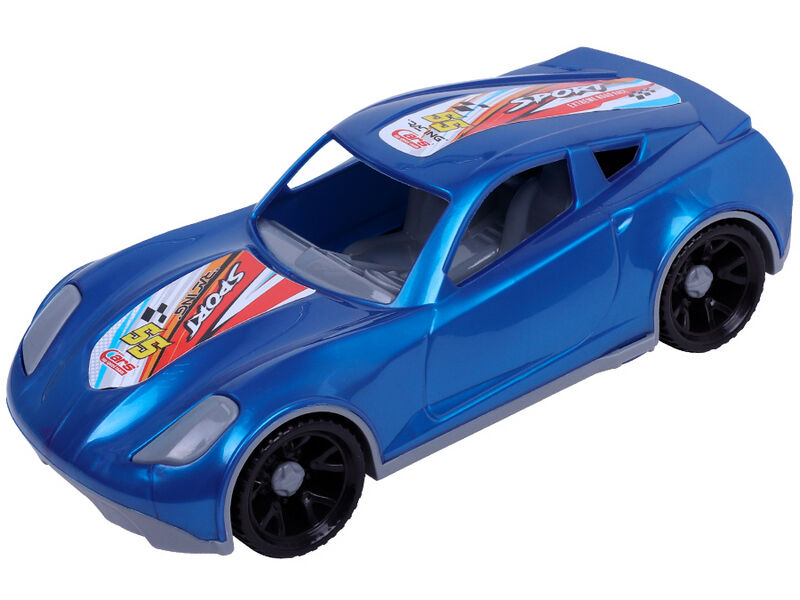 Машина Turbo "V" синяя 18,5 см И-5846