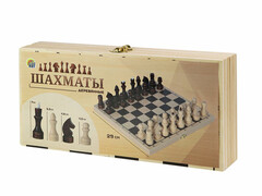 Шахматы деревянные с полем 29*14,5*4,5 см ИН-7520