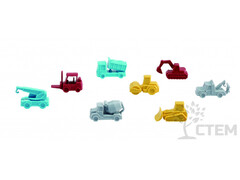 Материал счетный "Транспорт строительный" (32 шт, 4 цвета)