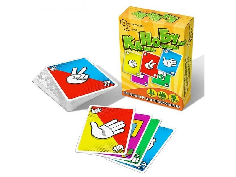 Игра карточная "Канобу" (камень-ножницы-бумага)