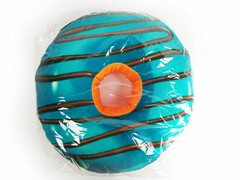 Подушка-игрушка Пончик глазурь голубая 48*48см BAV-007