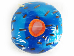 Подушка-игрушка Пончик глазурь синяя 48*48см BAV-010