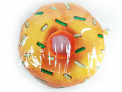 Подушка-игрушка Пончик глазурь желтая 48*48см BAV-012