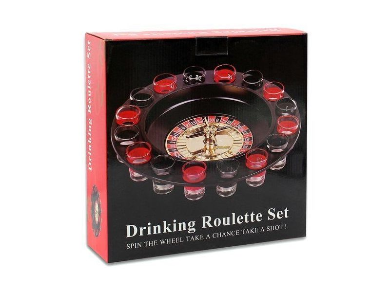 Игра алкогольная «Рулетка» (стеклянные рюмки) 18+ ИН-3730