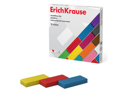 Пластилин классический «ErichKrause» 12 цветов