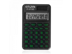 66772 [IT-2112C]Калькулятор карманный 12-разрядный с чехлом 10*6 см