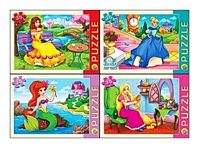 ПАЗЛЫ 35 элементов. ПРИНЦЕССЫ ИЗ СКАЗОК кратно 32