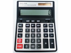 Калькулятор настольный 12 разрядный 16*20 см SDC-762N