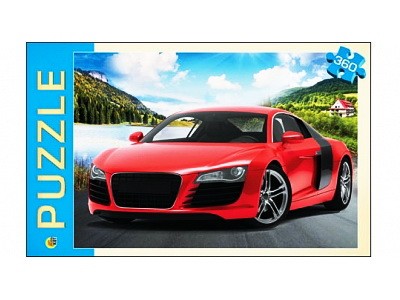 ПАЗЛЫ 360 элементов. СПОРТИВНАЯ МАШИНА