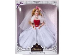 Кукла шарнирная "Невеста" 30 см в кор. JD703-A