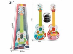 Гитара 6 струн (металл) 57,5*21,5*7,3 см в кор. ZY1779532