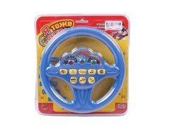 Руль на бат. (свет, звук) 24,5*23*5 см в блистере 7039/DT