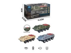 Бронетранспортер инерц. (свет, звук) 15,5*6,5*5,5 см в кор. 2024-4/DT