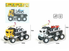 Автовоз инерц. (свет, звук) 12,5*7*7,5 см в пак. 2445491