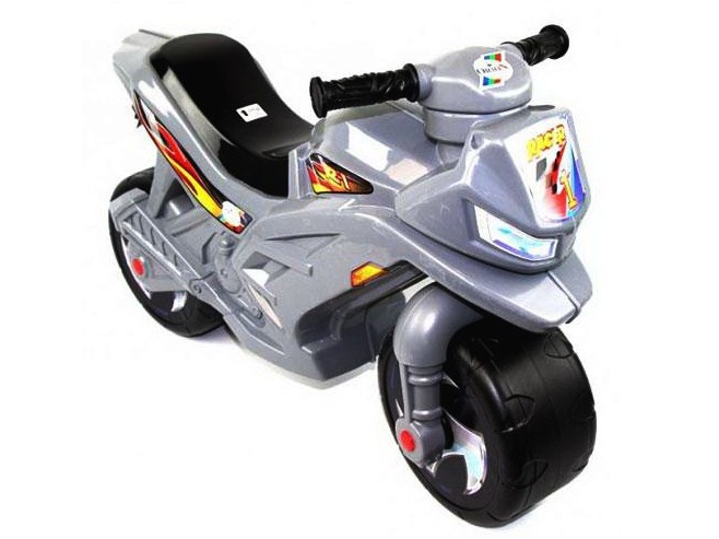 Мотоцикл 2-х колесный серый