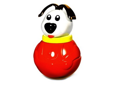 Неваляшка малая "Пёс Дружок" в п/пакете