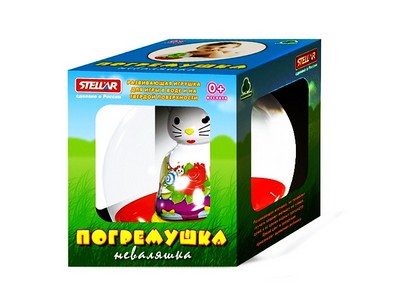 Погремушка Неваляшка "Кошечка"