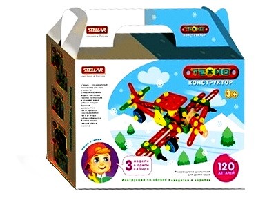 Конструктор "Техно" 120 дет. "Самолет"