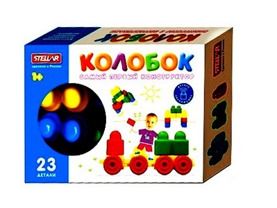 Конструктор "Колобок" 23 дет. коробка