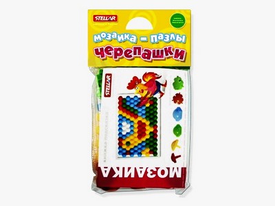 Мозаика-пазлы "Черепашки" (40мм/27 деталей) п/пакет