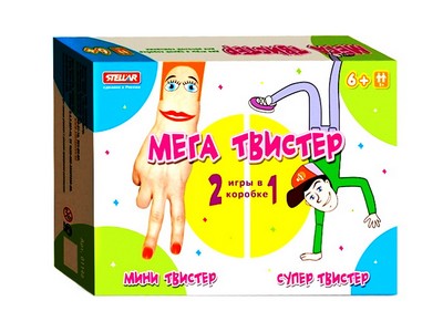 Напольная игра 2 в 1 "Мега Твистер" 01146