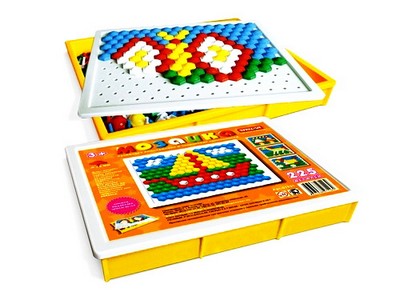 Купить оптом Мозаика (диаметр 13мм/225 деталей), прямоугольная коробка в Луганске