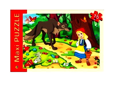 МАКСИ-ПАЗЛЫ 15 элементов. КРАСНАЯ ШАПОЧКА