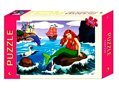 ПАЗЛЫ 160 элементов. РУСАЛОЧКА