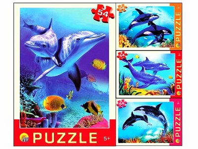 ПАЗЛЫ 54 элемента. ВОДНЫЙ МИР кратно 32