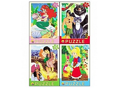 ПАЗЛЫ 54 элемента. ЛЮБИМЫЕ МУЛЬТФИЛЬМЫ кратно 32