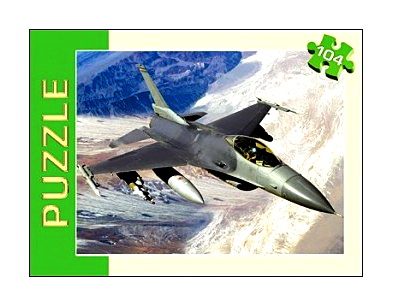 ПАЗЛЫ 104 элемента. БЫСТРЫЙ ИСТРЕБИТЕЛЬ