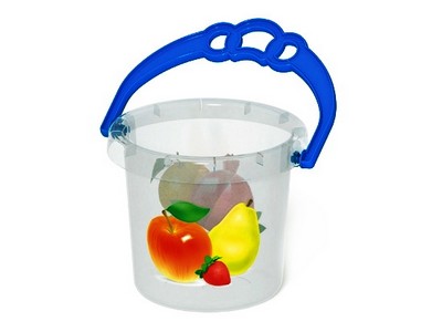 Ведро "Мечта" прозрачное 0,8л